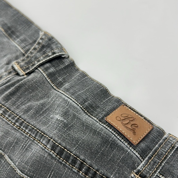 Be Bop Vintage Y2K Women's Gray Flared‎ Jeans w/ frayed bottoms size 7 (A99) - Picture 9 of 9